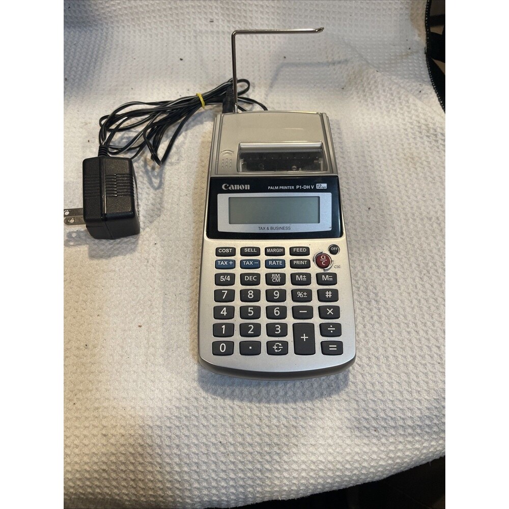 Canon P1-Dh V 12 Digits Tax And Business Palm Printer P2508, Used, Working